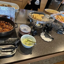 朝食バイキング