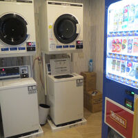 コインランドリー　連泊にも便利