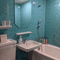 水色タイルがとても可愛い