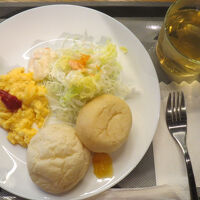 量は少なめの朝食