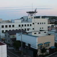 早朝、５階の部屋からの眺望です