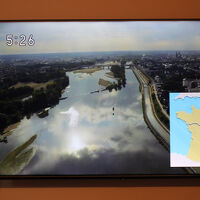 大きめのテレビ、見やすかったです