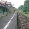 手打ちそば 扇屋でもある木次線の亀嵩駅。