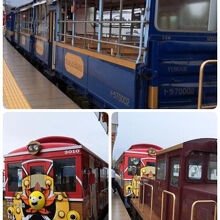 ワンピースの車両も