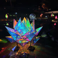 水と光のナイトガーデン