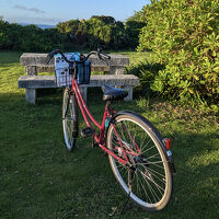 久高島宿泊交流館 、お借りしたレンタサイクル。