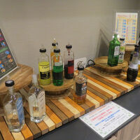 アルコールなどのドリンクサービス