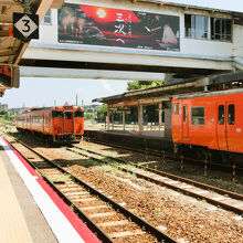 三次駅の構内風景