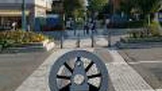 フォトスポットで人気の線路が残る廃線跡