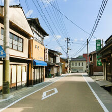 ご城下の枡形の街路