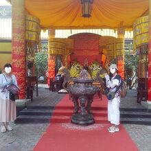 キンティエン殿の正面