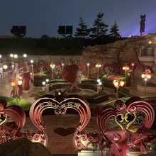 ライトアップがとても綺麗です