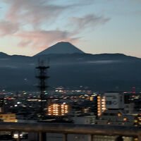最上階展望デッキからの富士山