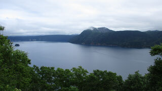 盆地の底にありました