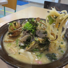 あさりちゃんぽん　いただきます(^^♪