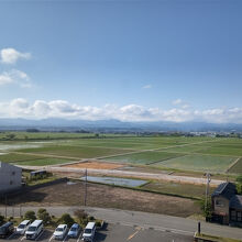 白山側の部屋からの眺めです。