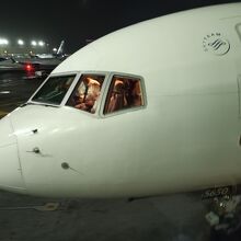 期待は古い ボーイング757 だった