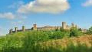 城壁に上りました