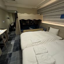 2段ベットに子供はテンション上がりまくり