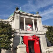 国立博物館の表慶館　キティ展へ