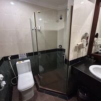 シャワーブースとトイレ