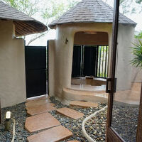 ビラにある露天風呂