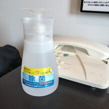 除菌グッズも完備