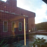 部屋の窓からの眺め