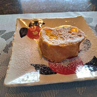 朝食に出来たてフレンチトーストも食べれます