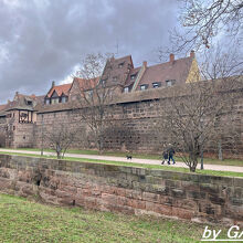 旧市街南側の城壁