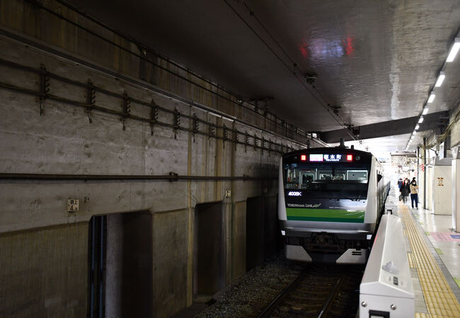 JR横浜線・根岸線 停車駅のご案内 JR東日本 電車 鉄道 車内掲示