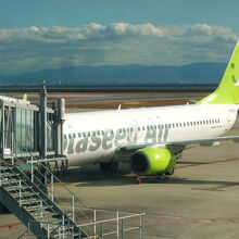 神戸空港でスタンバイ