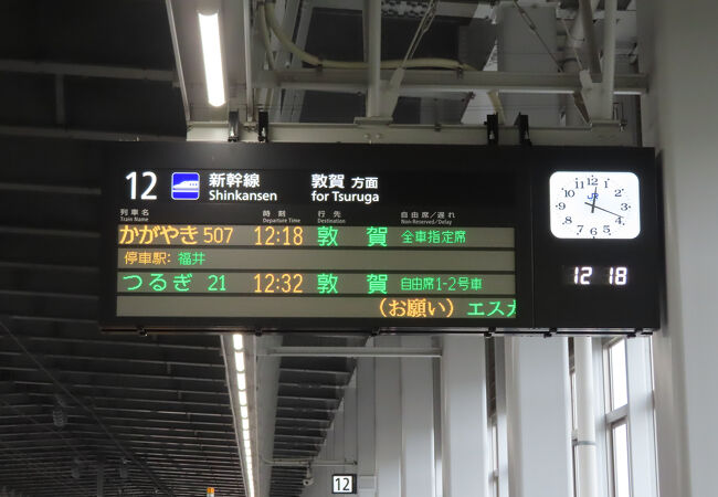 恐竜は芦原温泉駅にもお出ましです