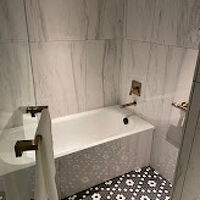 洗い場付きのバスルーム