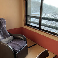 マッサージチェアと景色