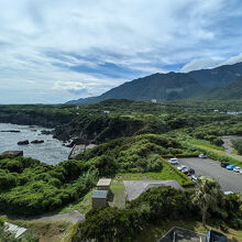 マウンテンビュー側のバルコニーからの景色