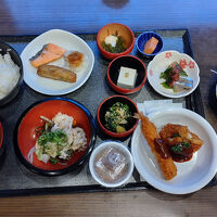 鹿児島名物が並ぶ朝食