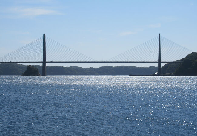 呼子台場みなとプラザの駐車場から眺めました