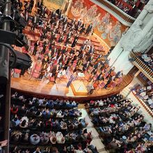 満席でした、３階サイド席で40ユーロ