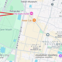 パークホテルは、ビクトリア・メモリアルの東側の通りにあります