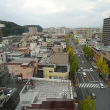 米子市内を一望