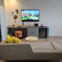 大型のスマートテレビ