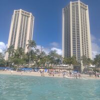 ビーチの目の前