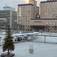 ダイニングから広場