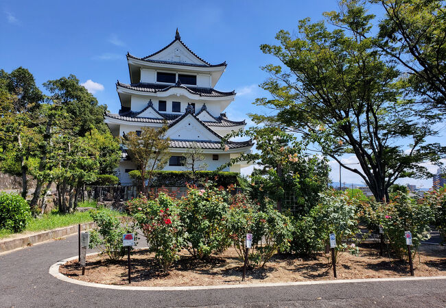 模擬天守で最上階は展望台になっています