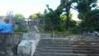 かつて那覇の北西部にあった花街の跡