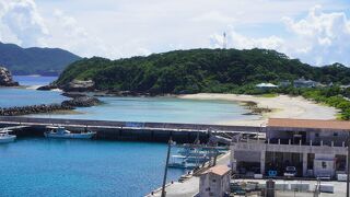 阿嘉島の集落にも接しているので