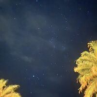 駐車場からの星