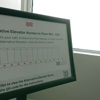 チェックイン時に案内された時は？！と思ったが案内板が出ていた
