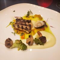 コースディナー、魚料理